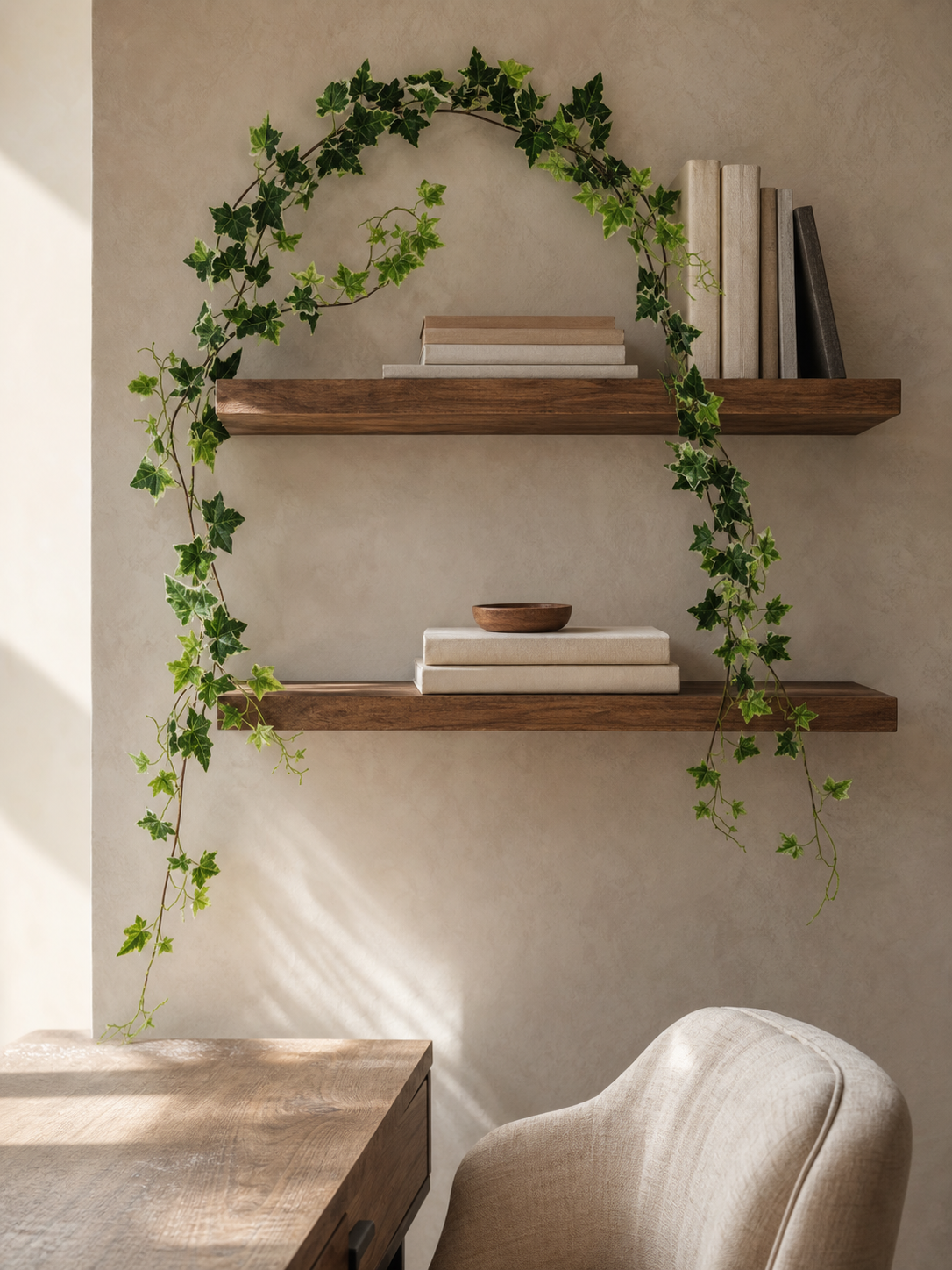 Lierre retombant artificiel – Vert naturel 180 cm