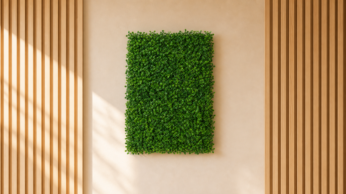 Panneau de mur végétal artificiel – Buis 40 × 60 cm