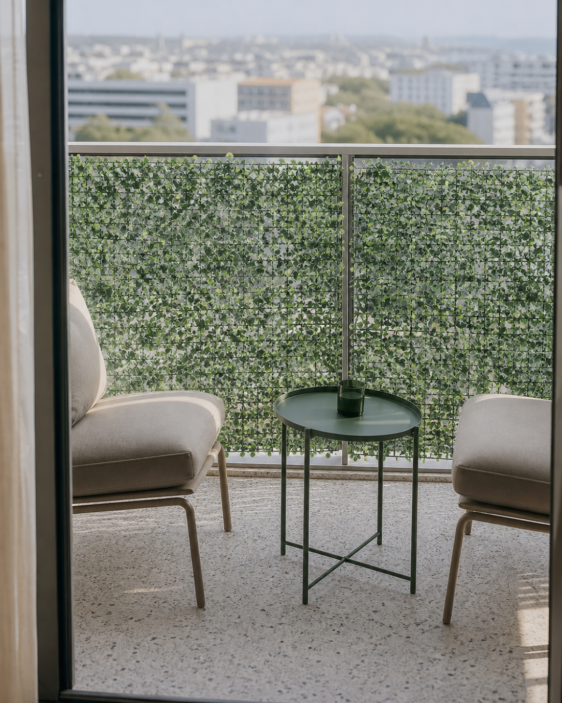 Panneau de mur végétal artificiel – Buis vert 40 × 60 cm