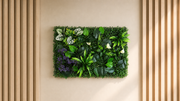 Panneau de mur végétal artificiel – Tropical élégant 40 × 60 cm