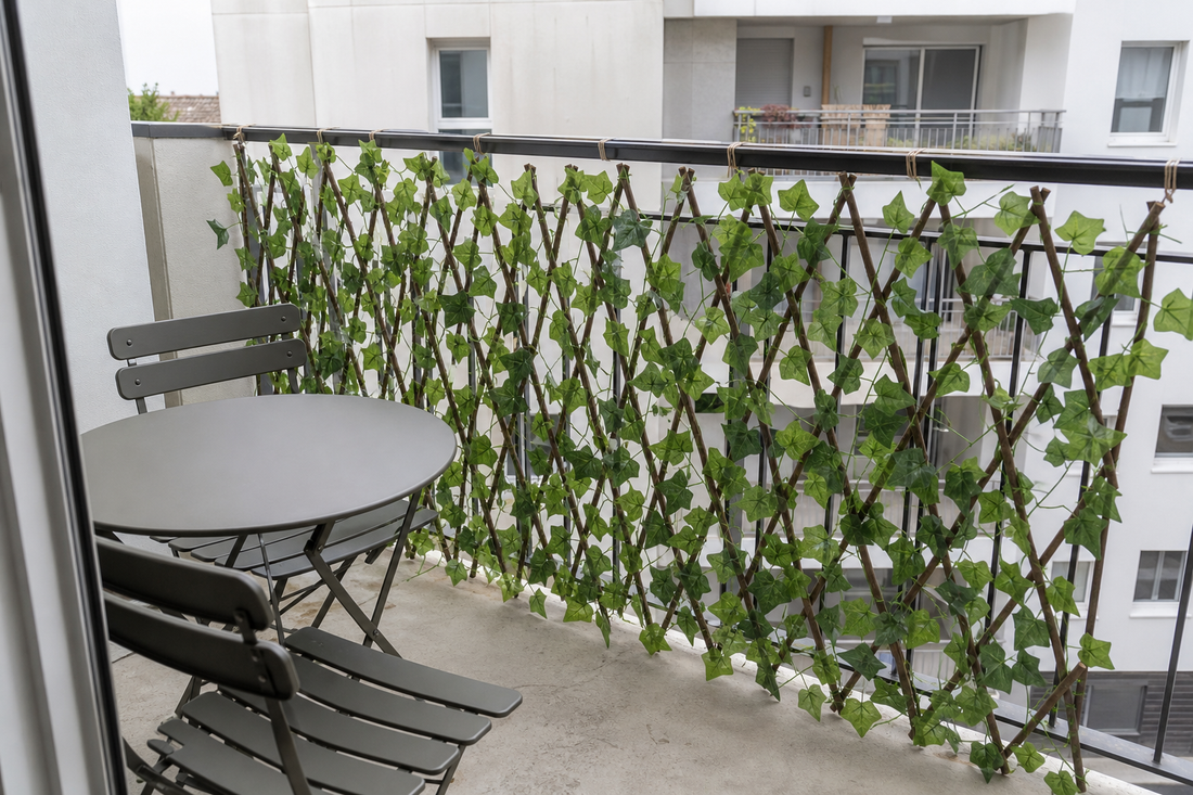 Brise-vue extensible en lierre artificiel – 230 cm